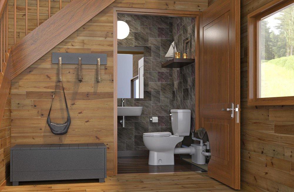 SFA SANIFLO White 3/4 in. 115V 4.5A 14 gpm Plain End Macerator Pump 