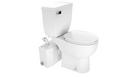 SFA SANIFLO White 1.28 gpf Round Wall Mount Toilet Bowl 