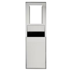 12 Gallon Recessed Trash Receptacle in Stainless Steel