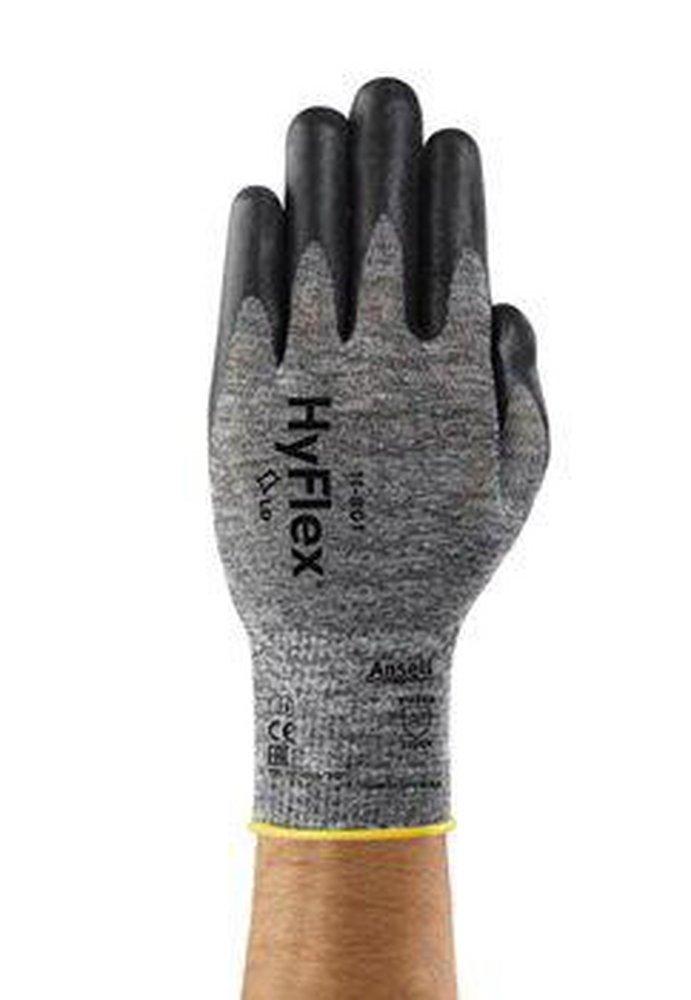 Ansell Occupational Healthcare Black Plastic Automotive and Chemical Reusable Gloves in Grey and Black 