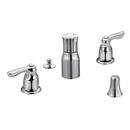 Bidet Faucet Trim with Double Lever Handle in Polished Chrome
