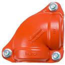 2-1/2 in. Grooved Orange Enamal Ductile Iron 90 Degree Sprinkler Elbow