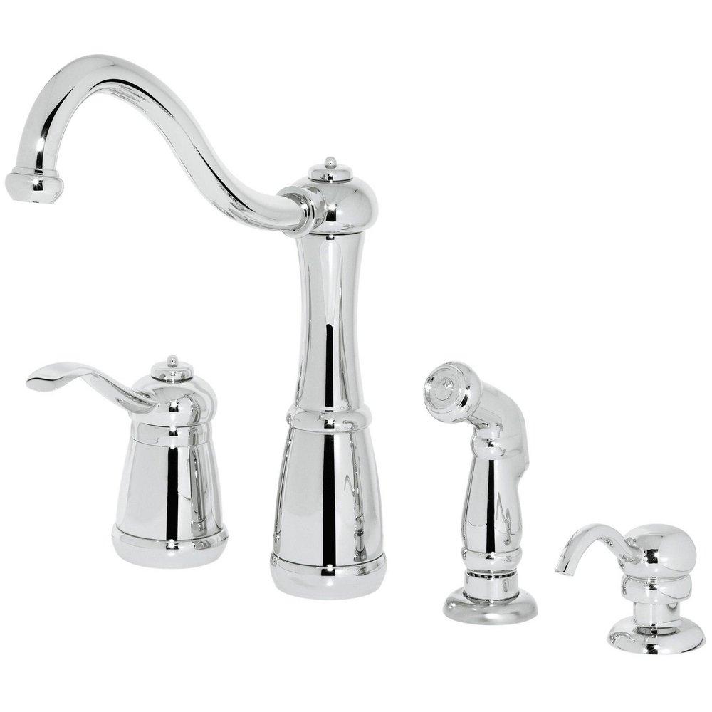 Pfister Polished Chrome Single Handle Kitchen Faucet 