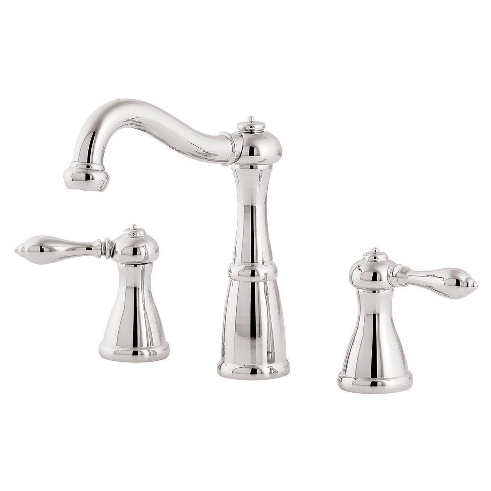 Pfister Polished Chrome Two Handle Widespread Bathroom Sink Faucet 