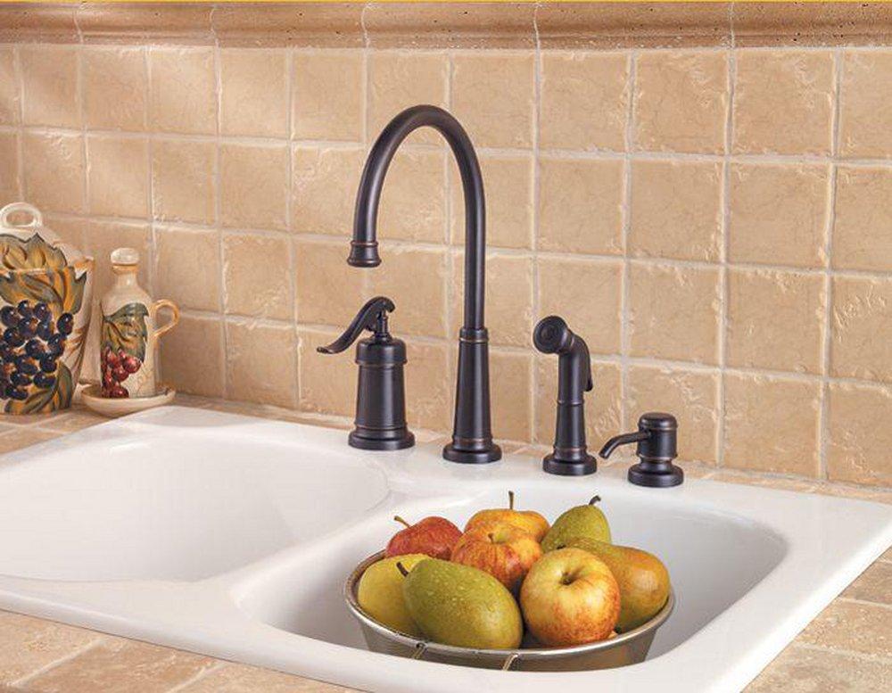 Pfister Tuscan Bronze Single Handle Kitchen Faucet 