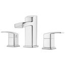 Pfister Polished Chrome Two Handle Widespread Bathroom Sink Faucet 