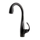 Single Handle Pull Down Kitchen Faucet in Tuscan Bronze