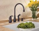 Pfister Tuscan Bronze Single Handle Kitchen Faucet 