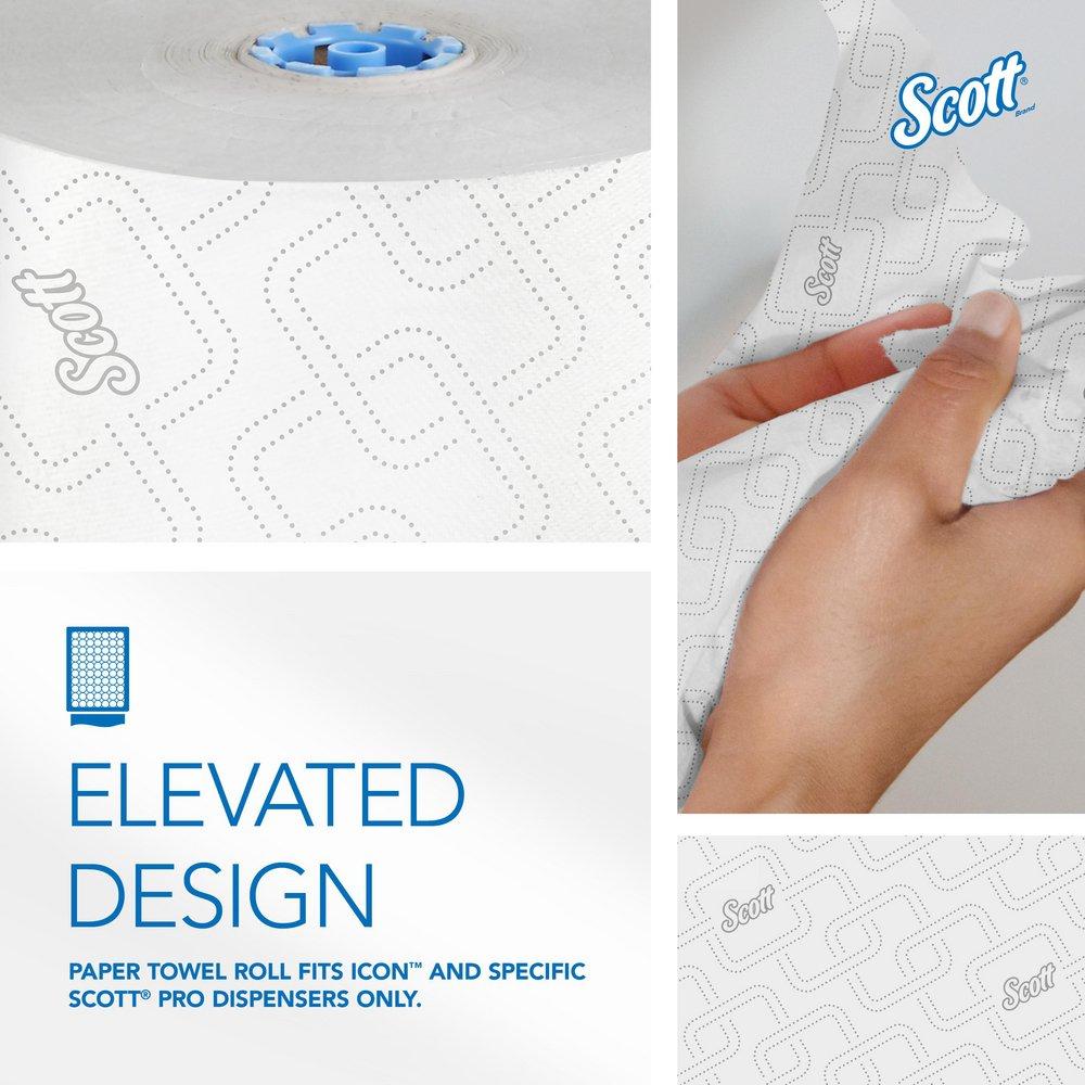 Scott&reg; White Roll Towel (Case of 6) 