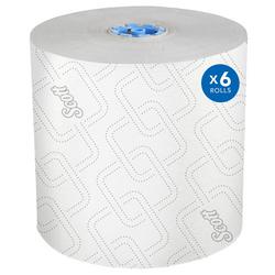 1150 ft. High Capacity Hard Roll Towel in White with Blue Color Core (Case of 6)