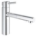 Single Handle Pull Down Kitchen Faucet in StarLight Chrome