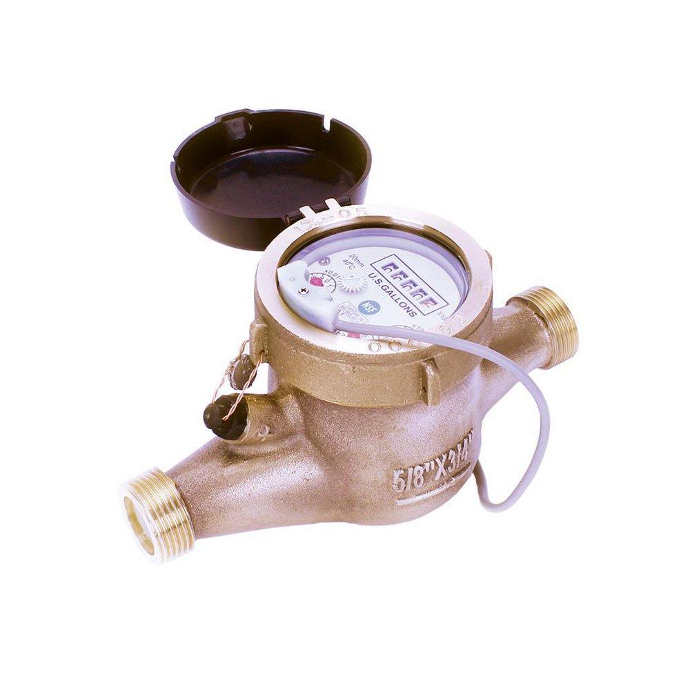Seametrics Bronze and Thermoplastic Cold Water, Reed Switch Pulse Meter 