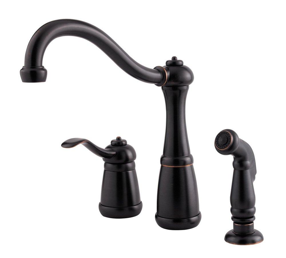 Pfister Tuscan Bronze Single Handle Kitchen Faucet 