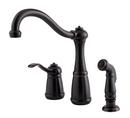 Single Handle Kitchen Faucet in Tuscan Bronze