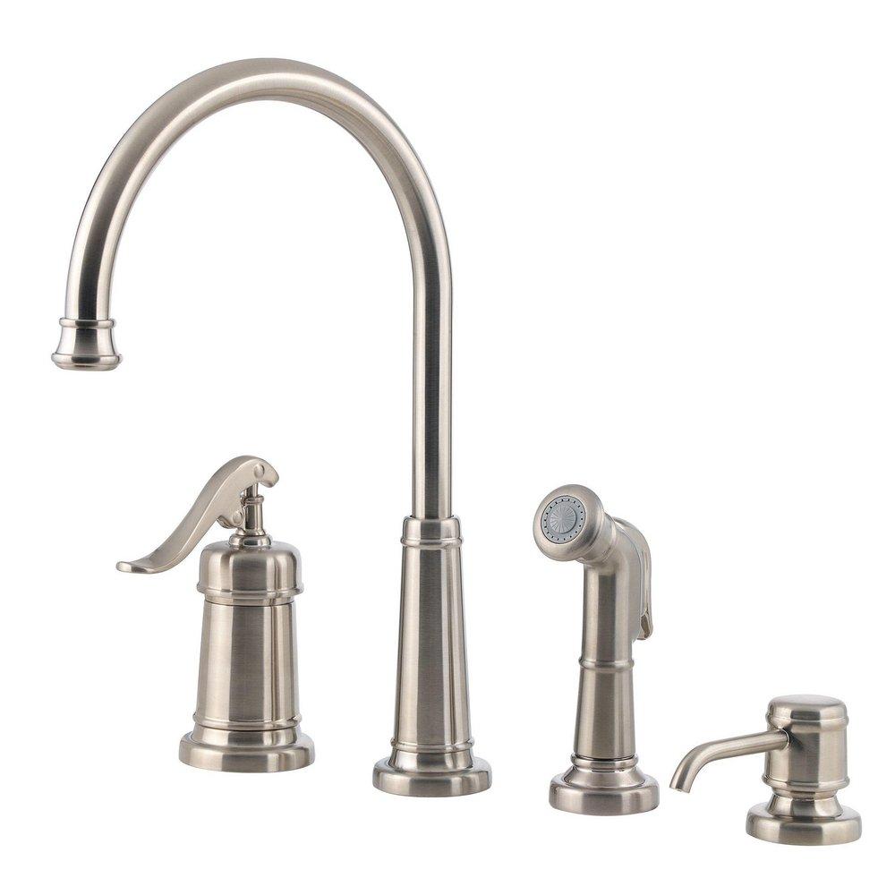 Pfister Brushed Nickel Single Handle Kitchen Faucet 