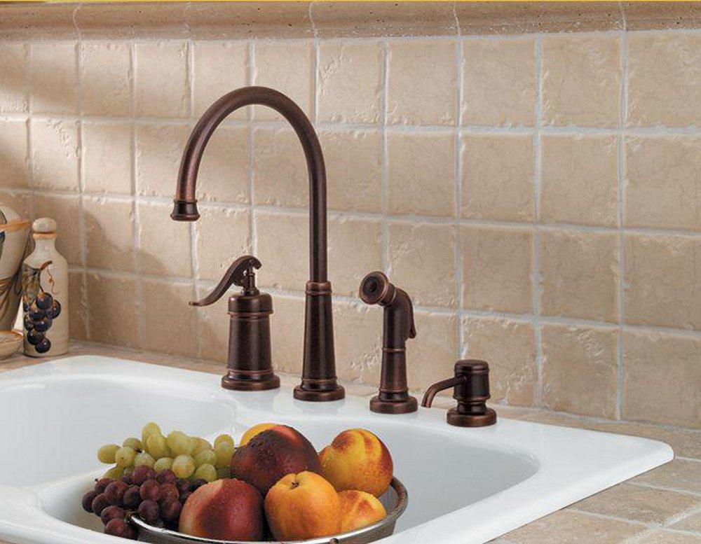 Pfister Rustic Bronze Single Handle Kitchen Faucet 