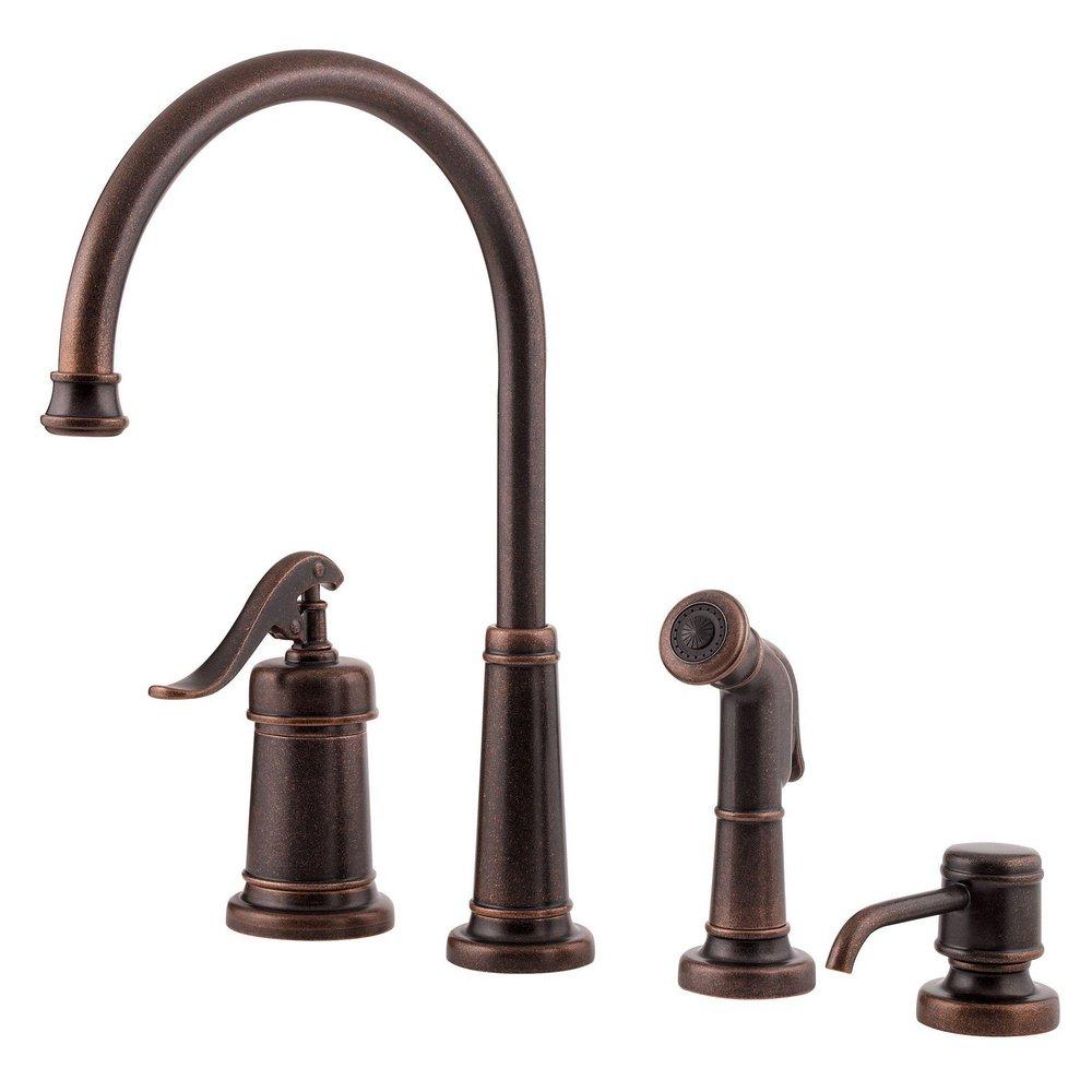 Pfister Rustic Bronze Single Handle Kitchen Faucet 