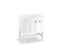 KOHLER Linen White Vanity with 1-Door and 2-Drawer 