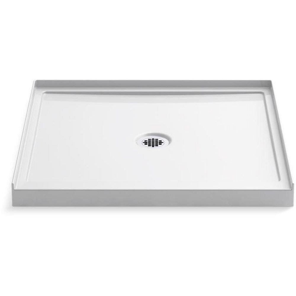 KOHLER White 36 x 34 in. Rectangle Shower Base with Center Drain 