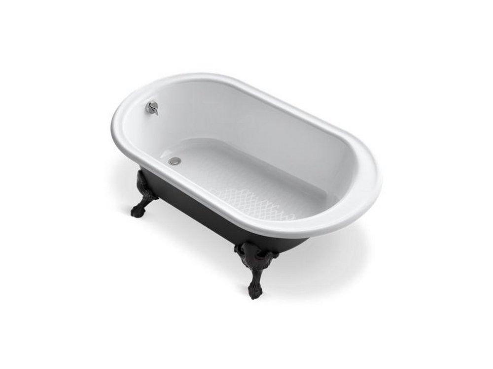 KOHLER White 66 x 36 in. Freestanding Bathtub 