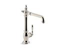 KOHLER Vibrant&reg; Polished Nickel Single Handle Kitchen Faucet 