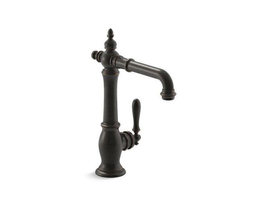 KOHLER Oil Rubbed Bronze Single Lever Handle Bar Faucet 