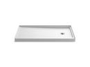 60 in. x 32 in. Shower Base with Right Drain in White