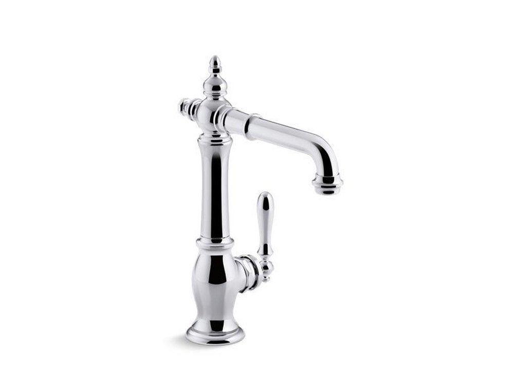 KOHLER Polished Chrome Single Lever Handle Bar Faucet 