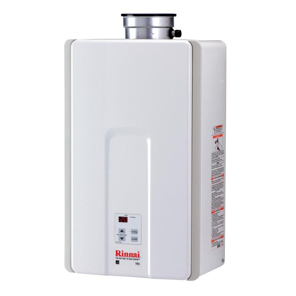 Rinnai 199 MBH Indoor Non-Condensing 97W Tankless Water Heater 