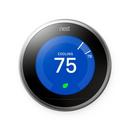 Google Stainless Steel Learning Thermostat 