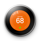 Google Stainless Steel 3rd Generation Thermostat 