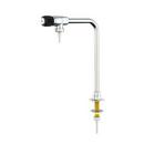Deck Mount Distilled Water Faucet with Gooseneck Spout and Toggle Lever Handle in Polished Chrome