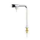 Water Saver Faucet Polished Chrome Deck Mount Distilled Water Faucet with Gooseneck Spout and Toggle Lever Handle 