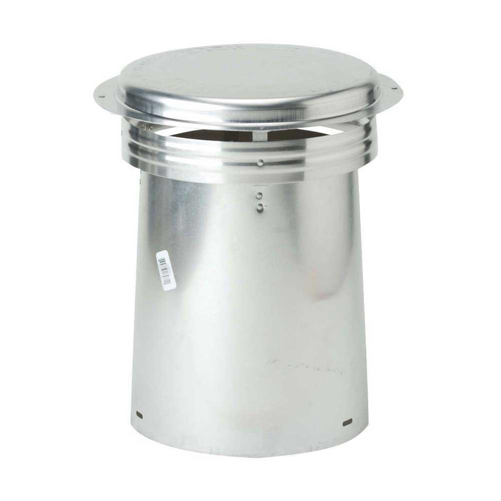 American Construction Metals Aluminum Duct Cap in Round Duct 