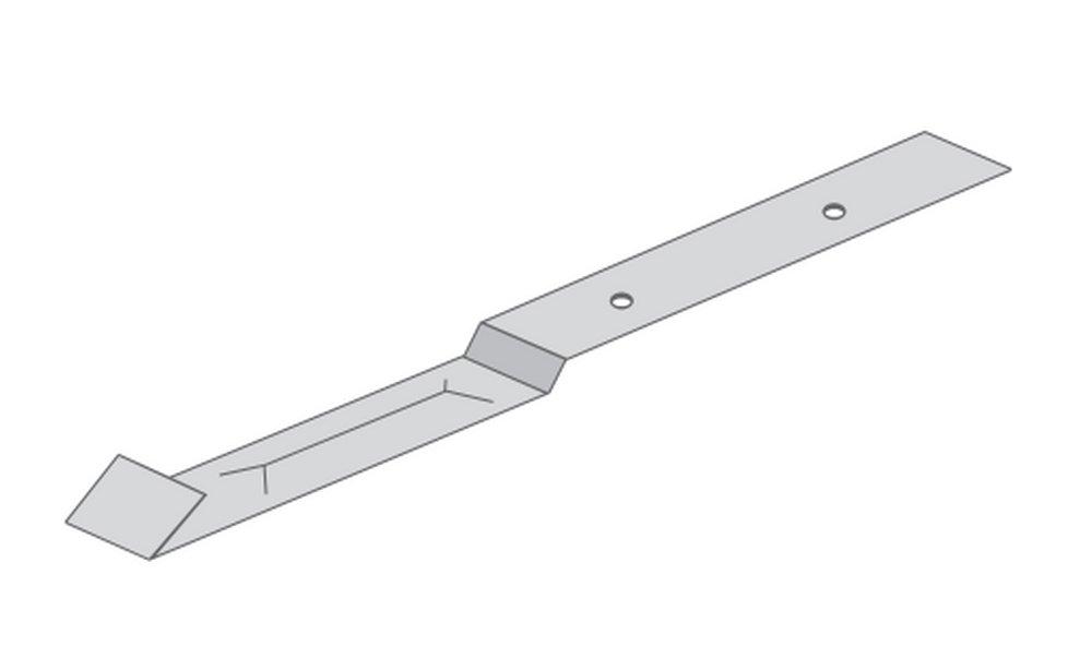 American Construction Metals Mill Galvanized Hanger Strap in Mill 