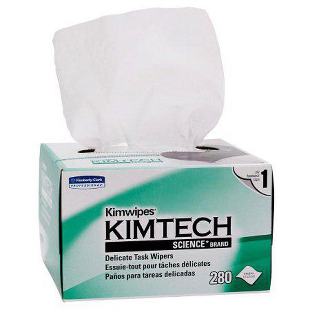 Kimberly Clark White 4-2/5 x 8-2/5 in. Delicate Task Wiper (Box of 30, Case of 280 Boxes) 