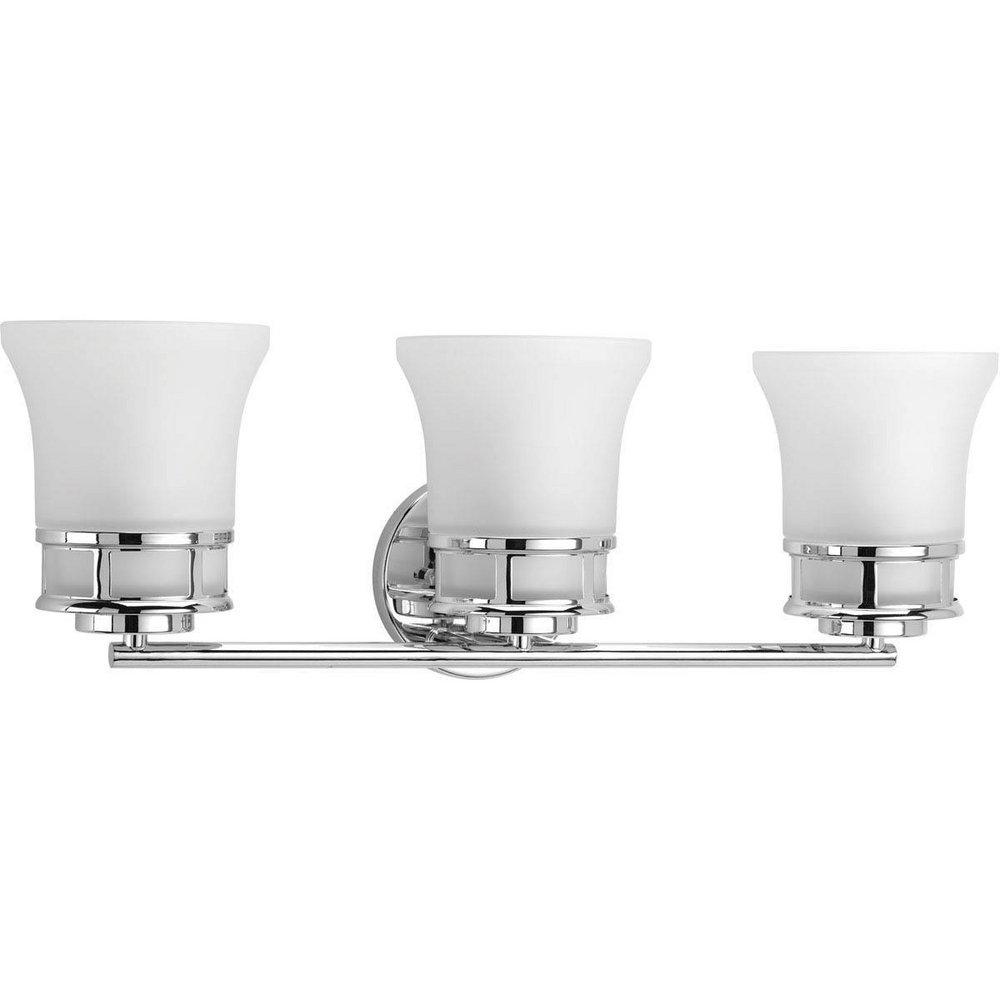 Progress Lighting Polished Chrome 3-Light Bath Light 