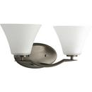 Progress Lighting Antique Bronze 2 Light 100W Vanity Light Fixture 