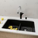 BLANCO Anthracite 32 x 19-1/4 in. No Hole Composite Double Bowl Undermount Kitchen Sink 