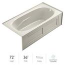 72 x 36 in. Acrylic Rectangle Skirted Bathtub with Right Drain in Oyster