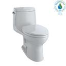 1.28 gpf Elongated One Piece Toilet with Left-Hand Trip Lever in Colonial White