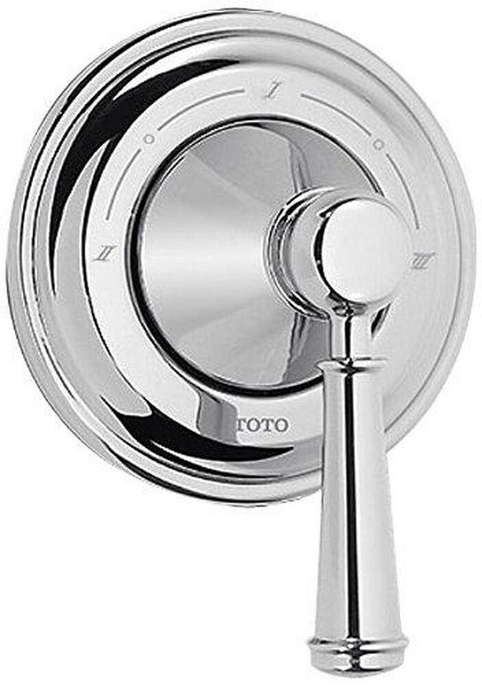 TOTO Polished Nickel Brass Diverter Trim with Handle 