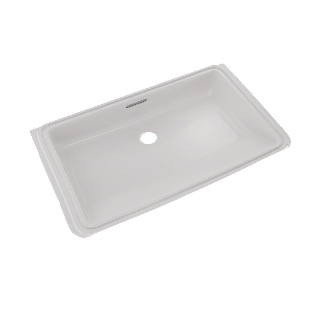 TOTO Colonial White Undermount Bathroom Sink with Overflow 