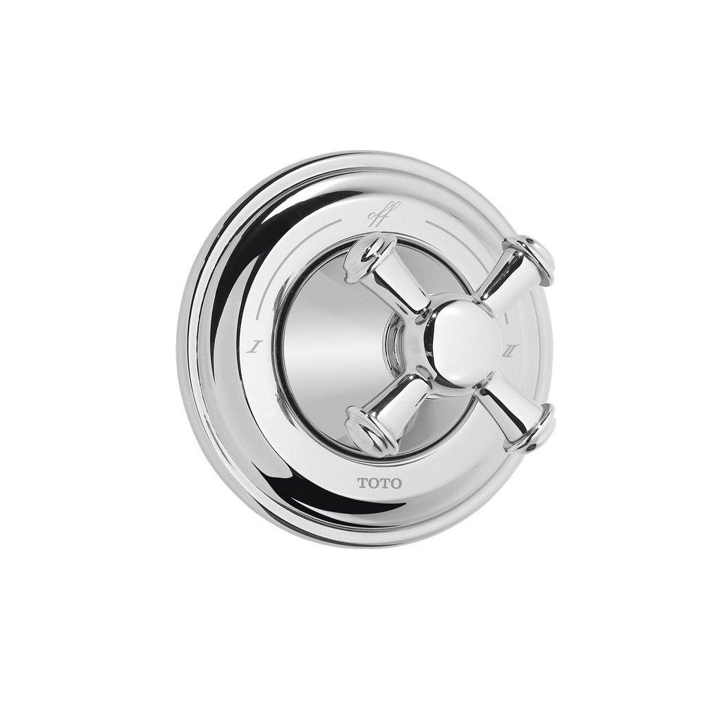 TOTO Polished Chrome Brass Diverter Trim with Handle 