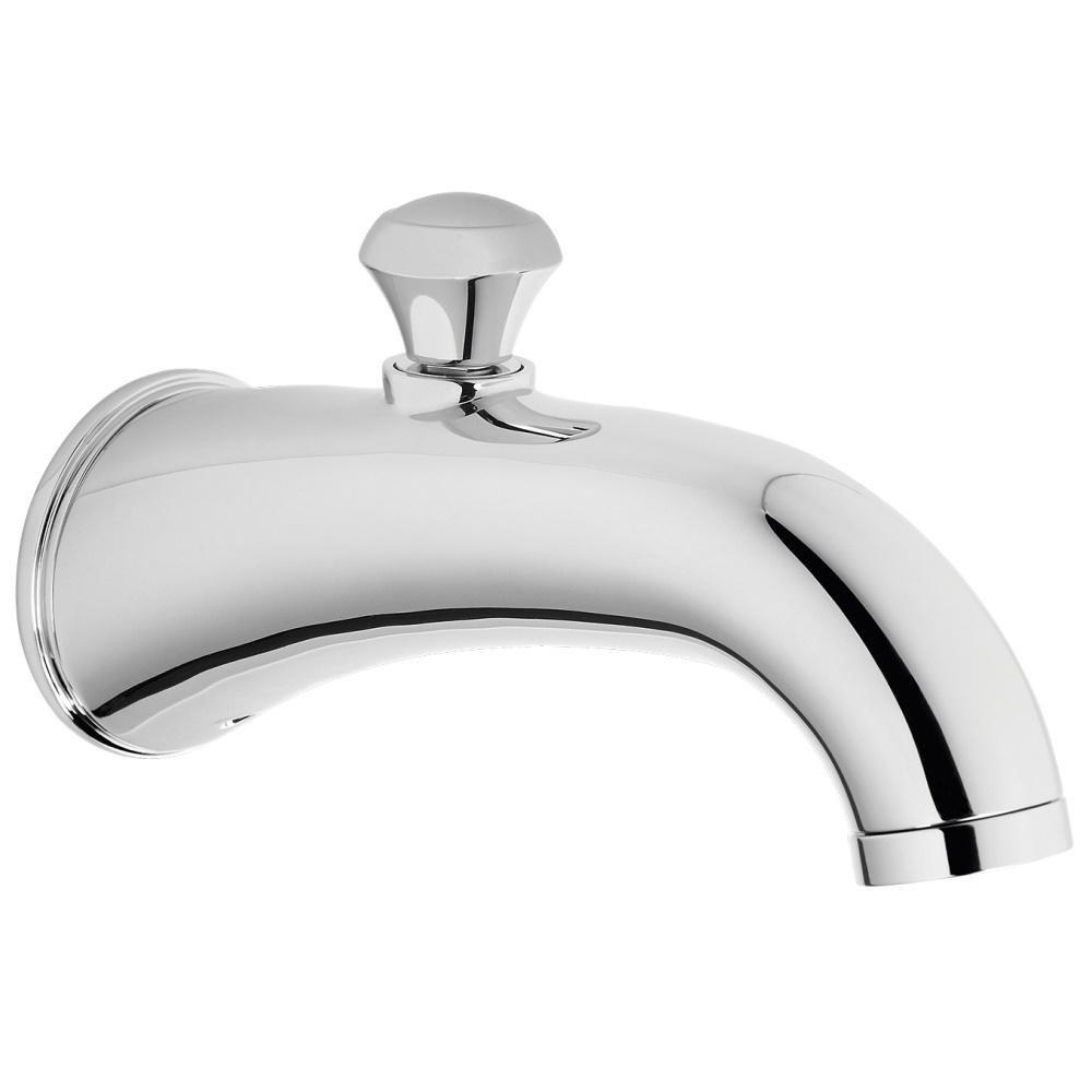 TOTO Polished Chrome 7-3/4 in. Brass Tub Spout 