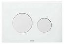 TOTO White Round Push Plate with Dual Button 