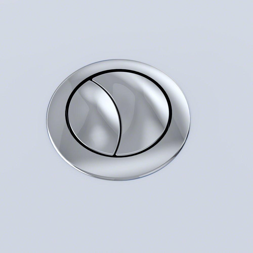 TOTO Polished Chrome Push Button Assembly for Aquia® CST654/MS654204MF/MS654114MF 