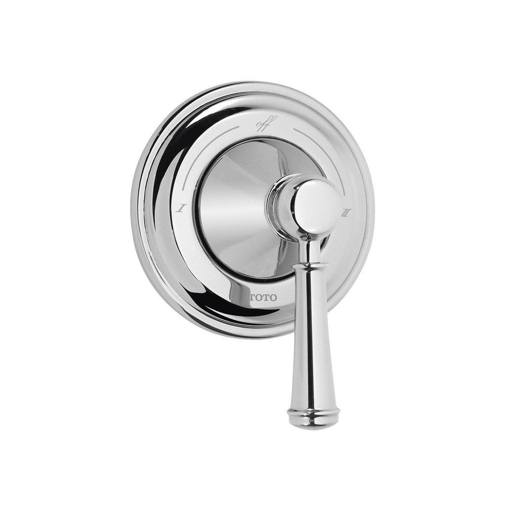 TOTO Polished Chrome Brass Diverter Trim with Handle 