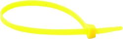 8 in. Nylon Cable Ties in Yellow (Pack of 100)
