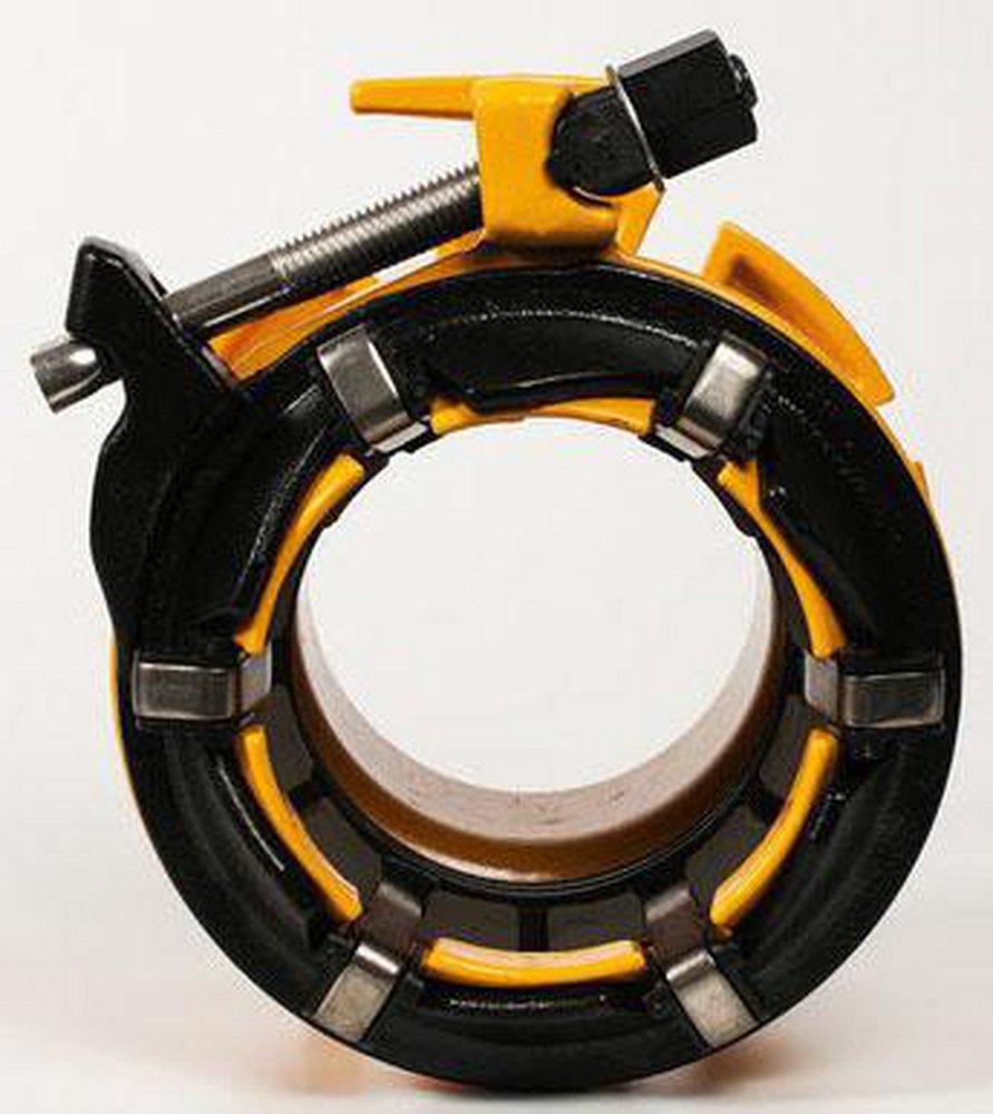 Romac Industries Ductile Iron Cast Iron Pipe, HDPE Pipe and PVC Pipe Restrained Flange Adapter 